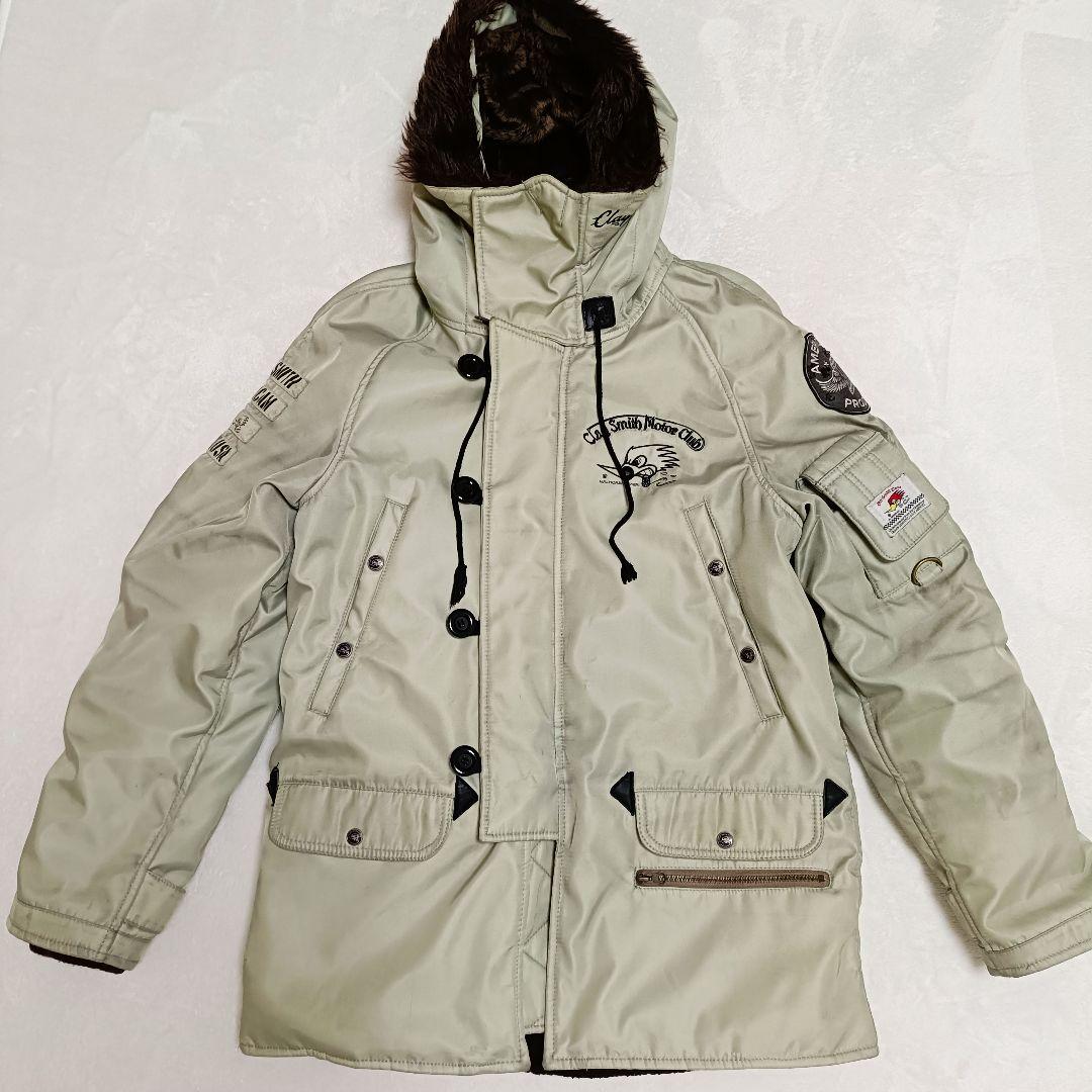 クレイスミス N-3B フライトジャケット ライダー バイカー ボア L 防風