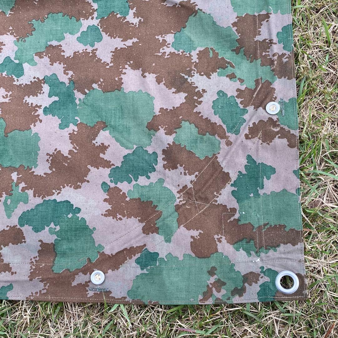 【超レア・状態良】東ドイツ軍　軍幕　フローラルカモ　ブルメンターンカモ　１枚
