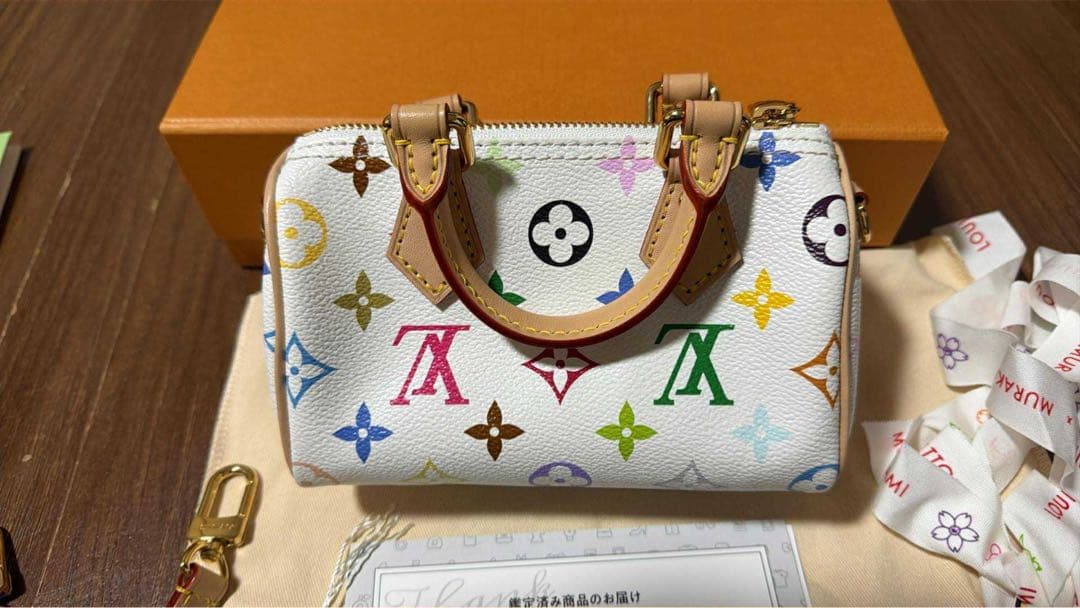 LV✖️TM 2025 新作ルイ・ヴィトン × 村上隆　コラボ　ナノ・スピーディ