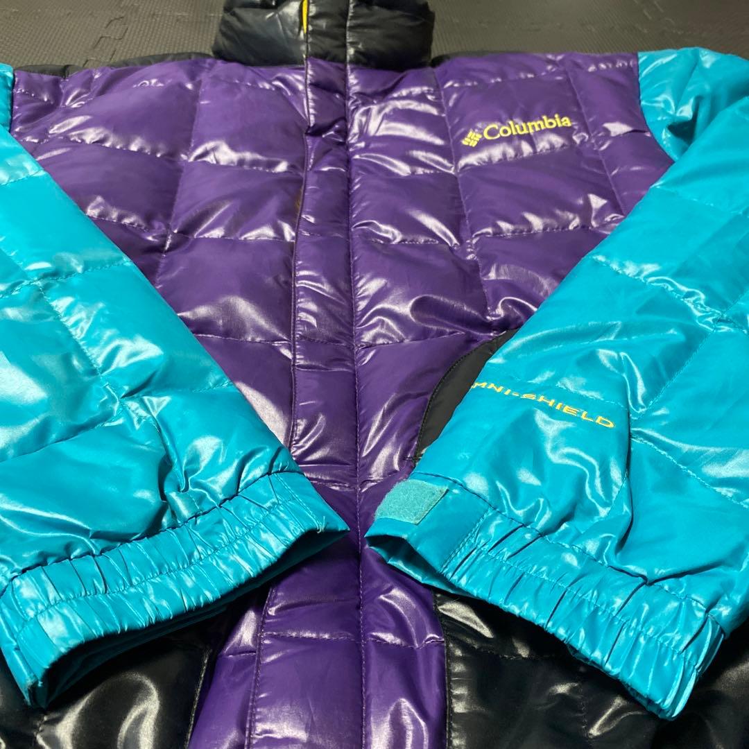 コロンビア　columbia ダウンジャケット　短丈　ドローコード