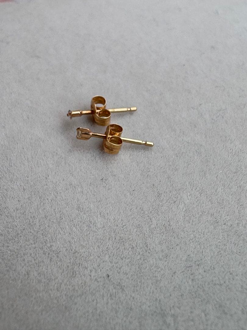 アガット（agate) K18ピアス