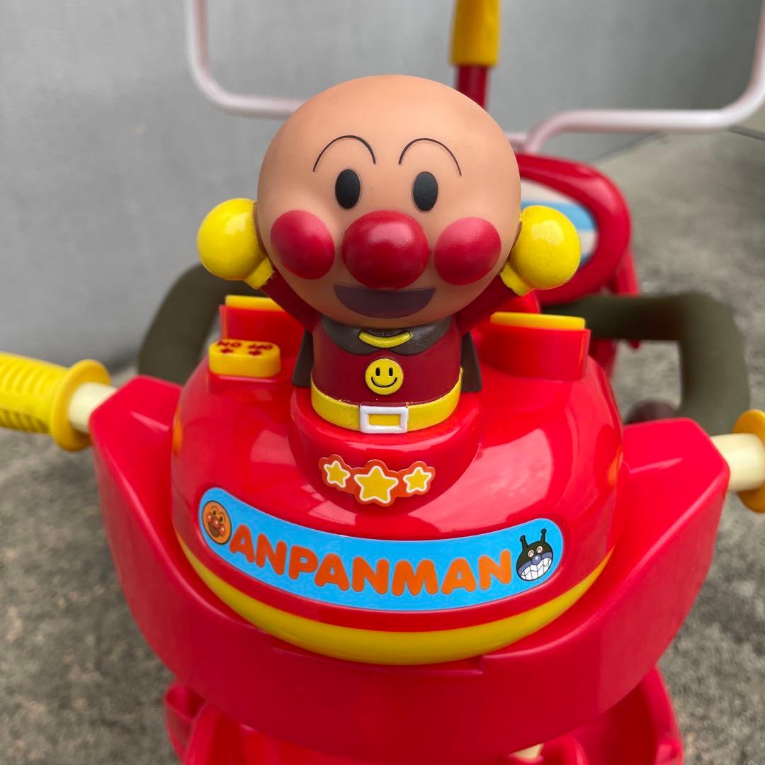 アンパンマン 三輪車 それいけ！アンパンマン デラックスII レッド 赤