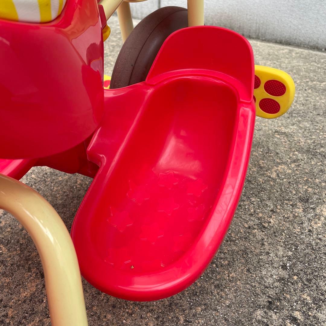 アンパンマン 三輪車 それいけ！アンパンマン デラックスII レッド 赤