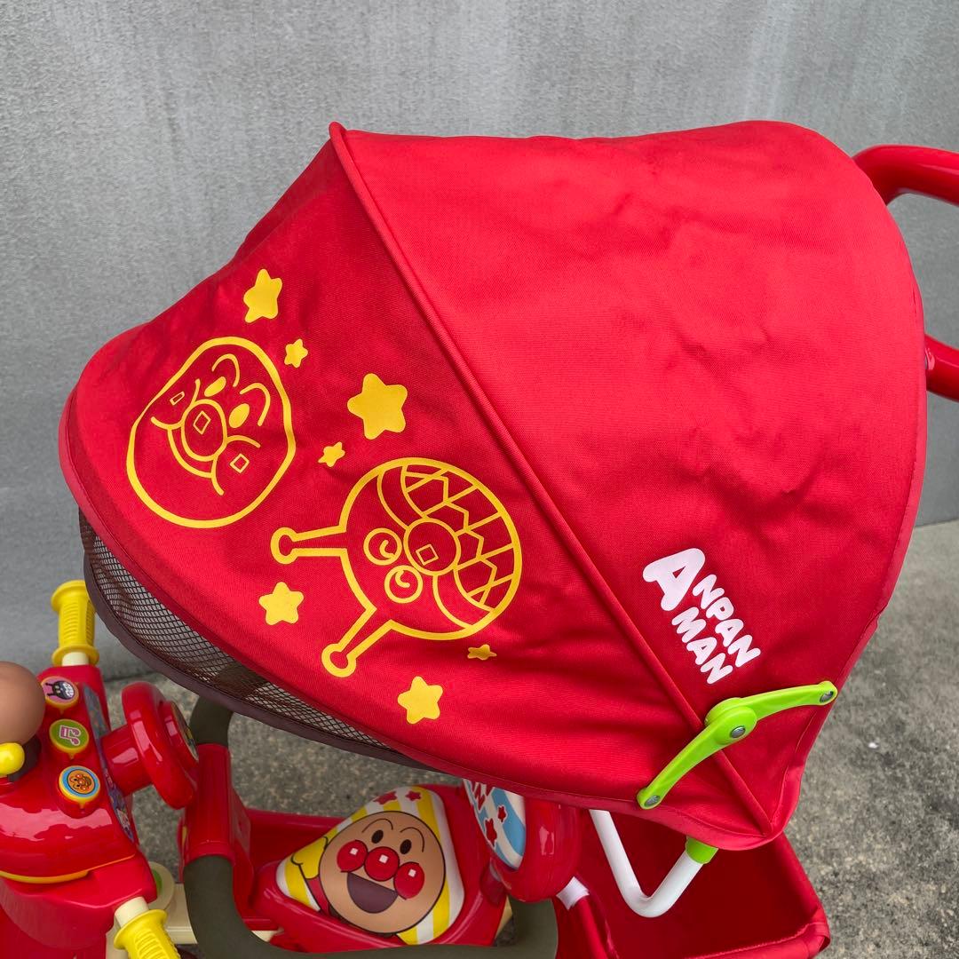 アンパンマン 三輪車 それいけ！アンパンマン デラックスII レッド 赤