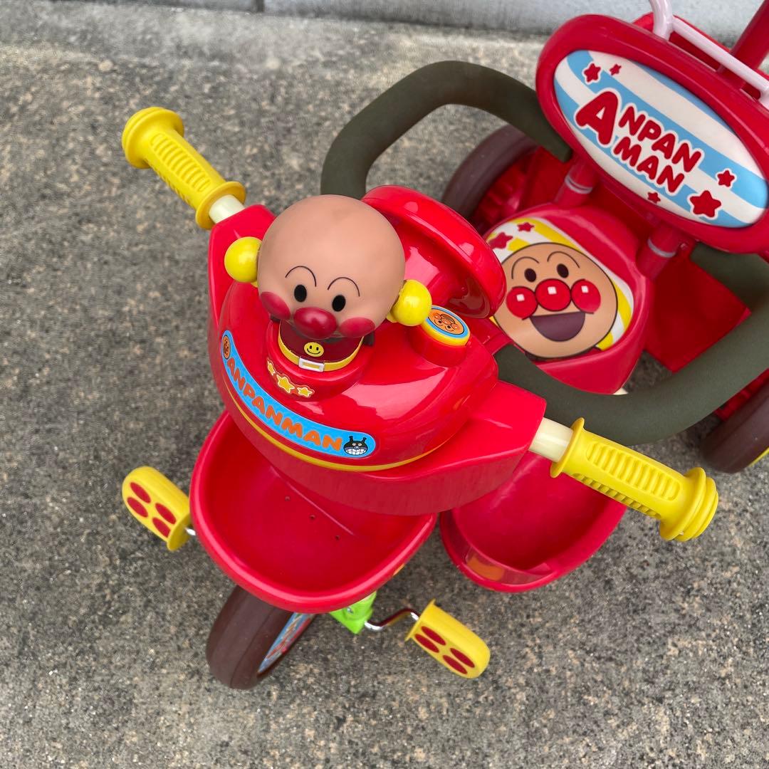 アンパンマン 三輪車 それいけ！アンパンマン デラックスII レッド 赤