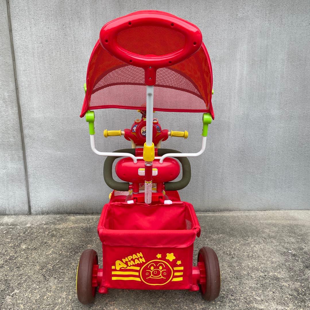 アンパンマン 三輪車 それいけ！アンパンマン デラックスII レッド 赤