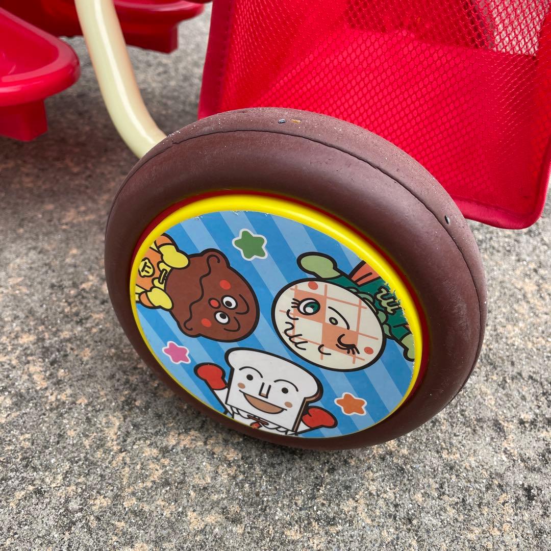 アンパンマン 三輪車 それいけ！アンパンマン デラックスII レッド 赤