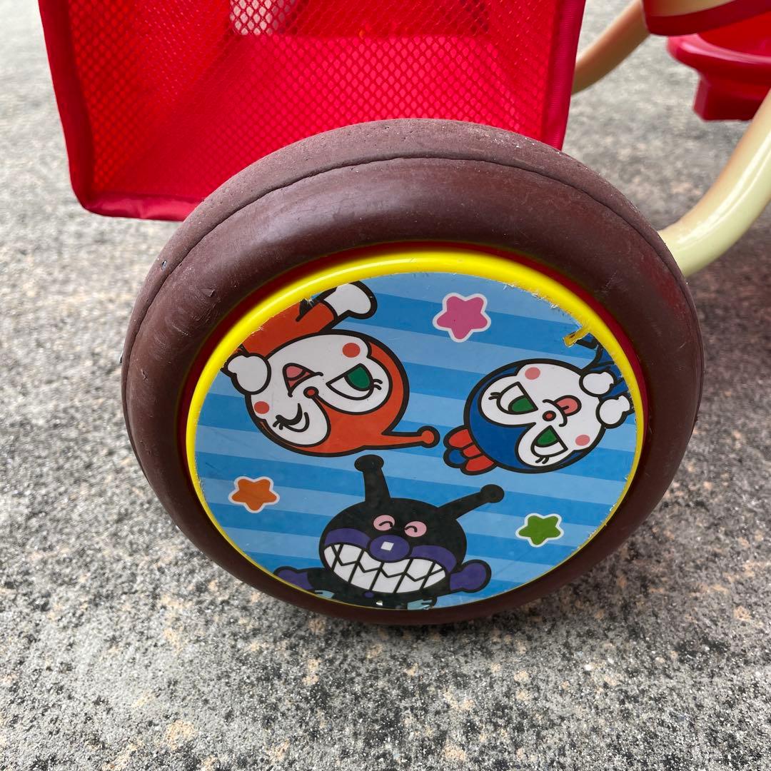 アンパンマン 三輪車 それいけ！アンパンマン デラックスII レッド 赤