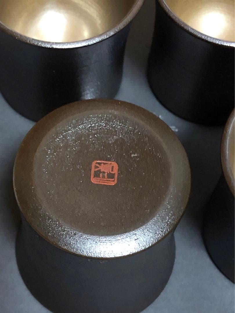 輪島塗　お猪口4個セット