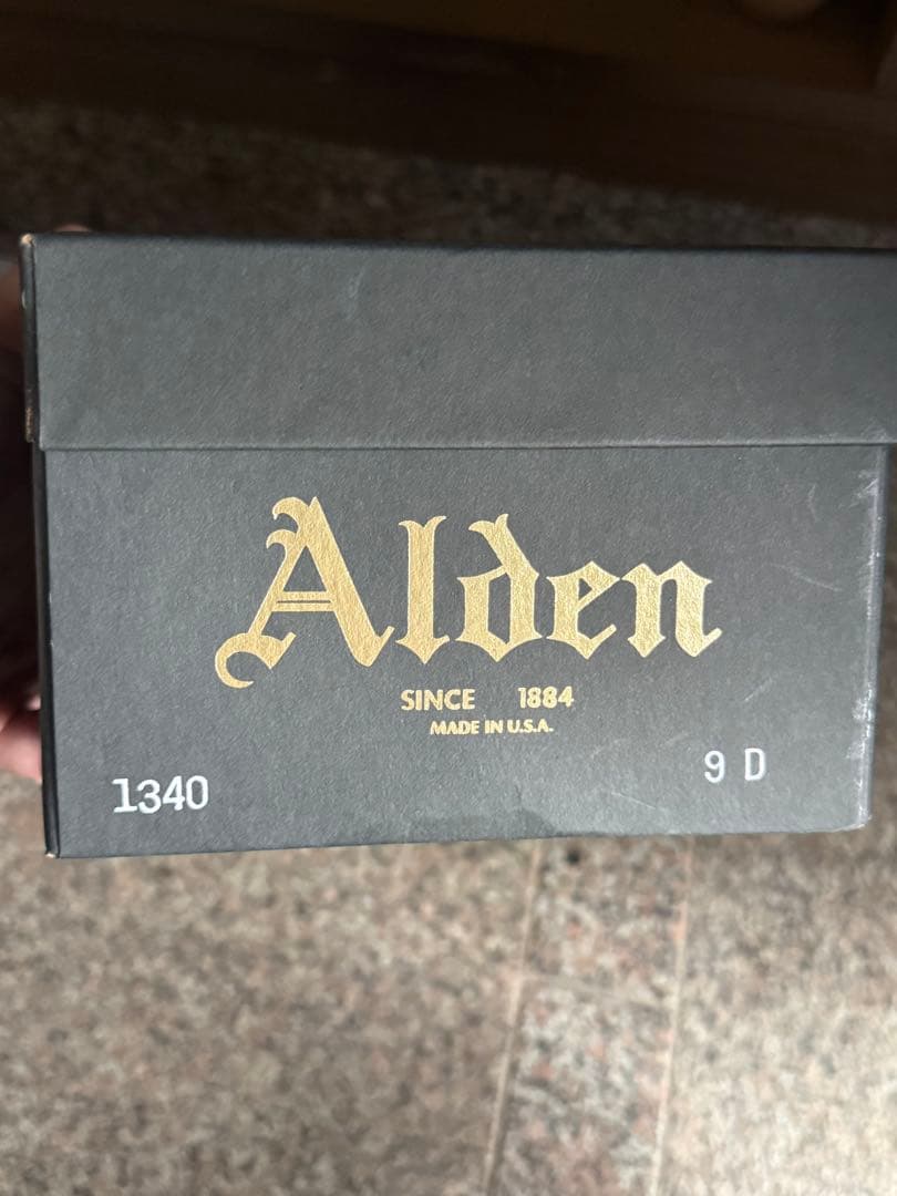 Alden 1340 9D コードバン 純正シューツリー付 ブラック