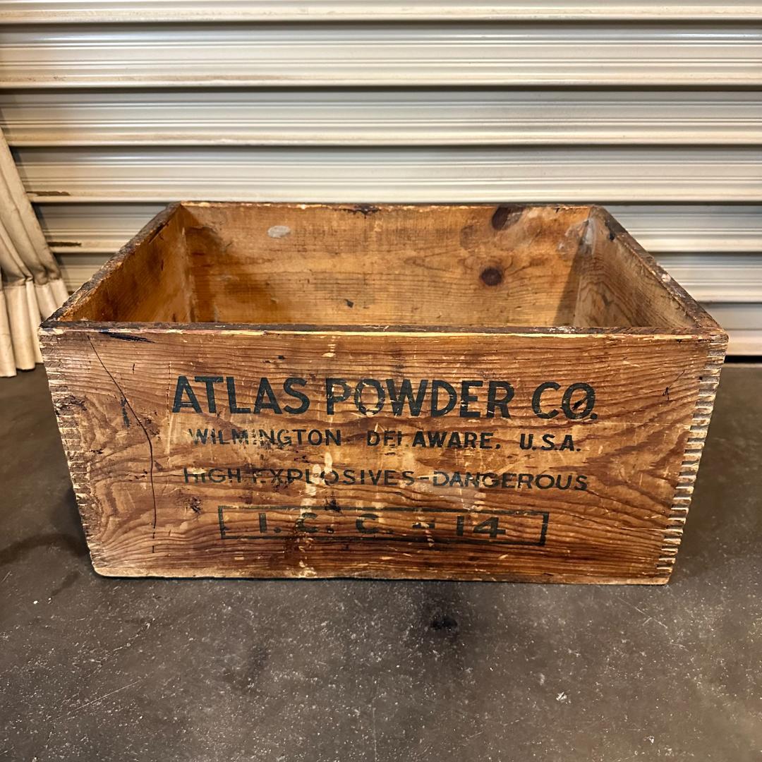 ATLAS POWDERヴィンテージ木箱