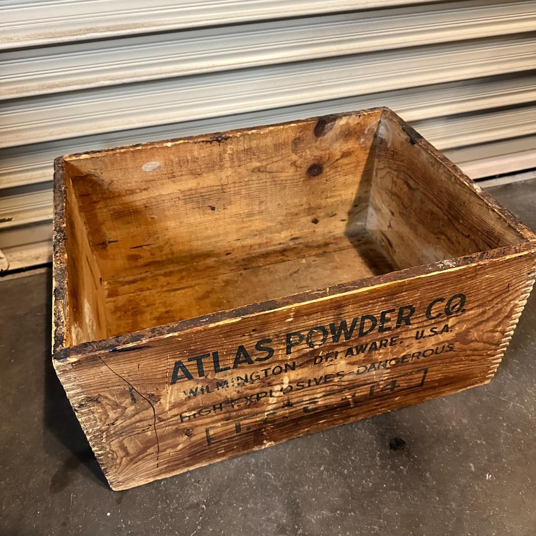 ATLAS POWDERヴィンテージ木箱
