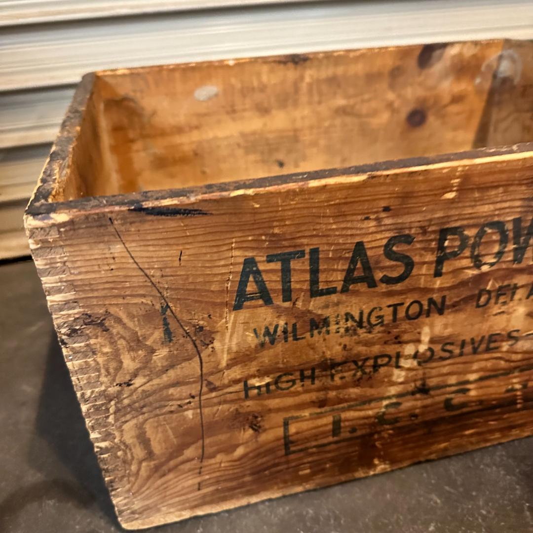 ATLAS POWDERヴィンテージ木箱