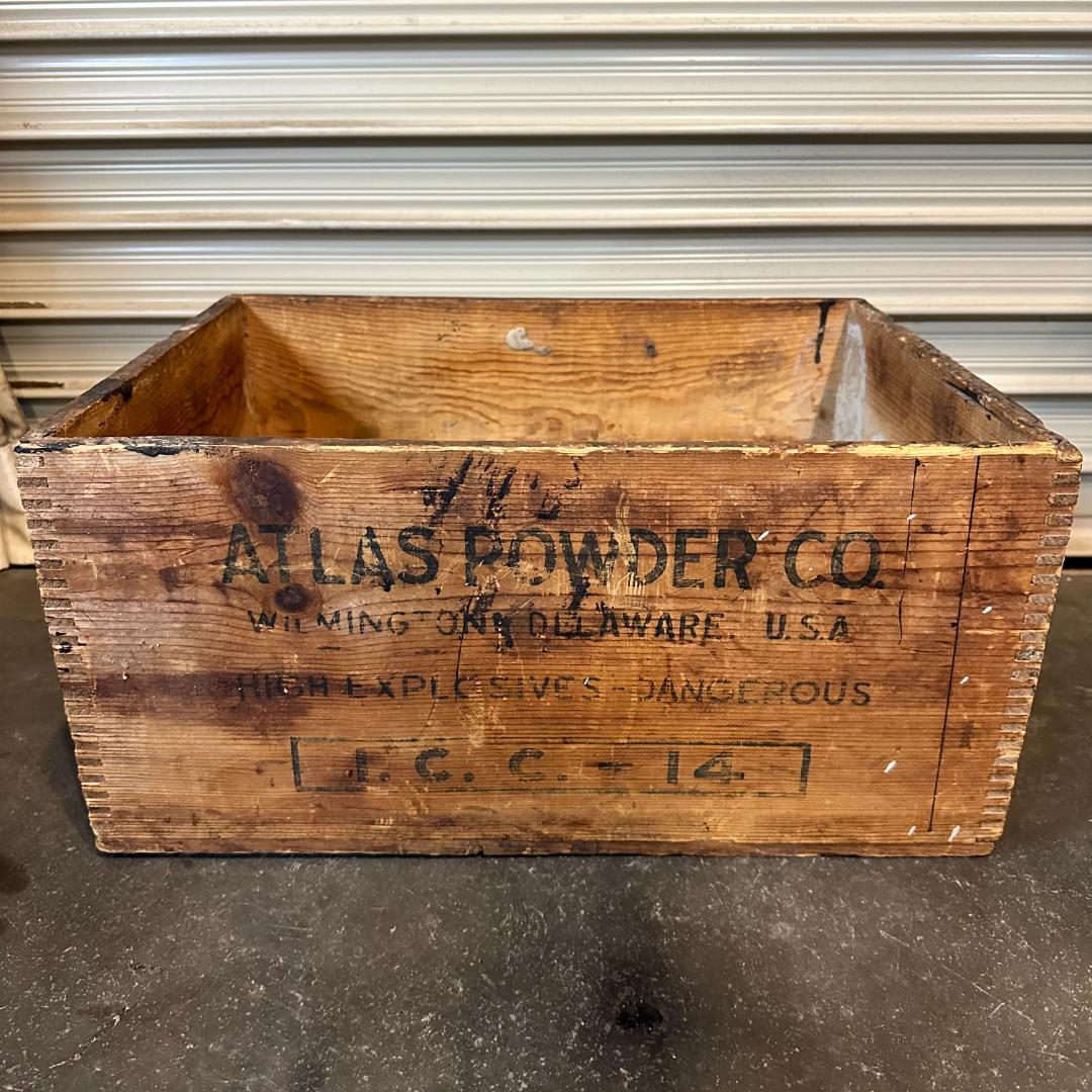 ATLAS POWDERヴィンテージ木箱
