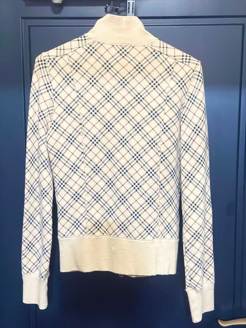 BURBERRY BLUE LABEL チェック柄パーカー 38