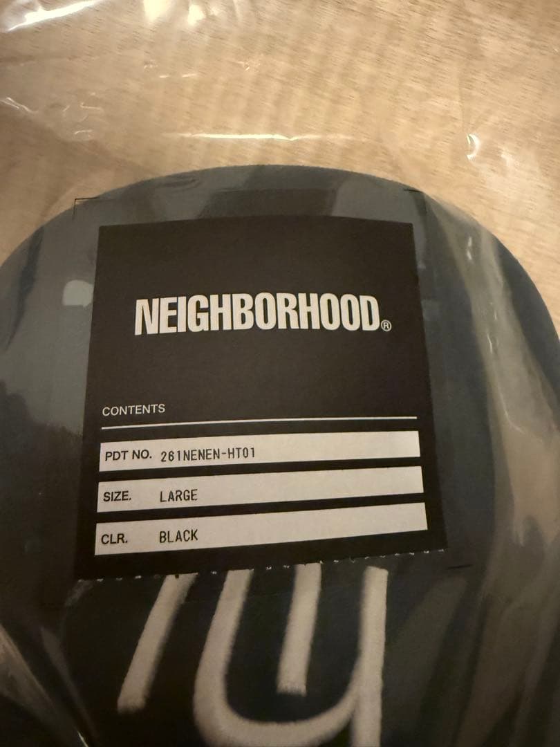 帽子 NEIGHBORHOOD X NEWERA 59FIFTY BLK L