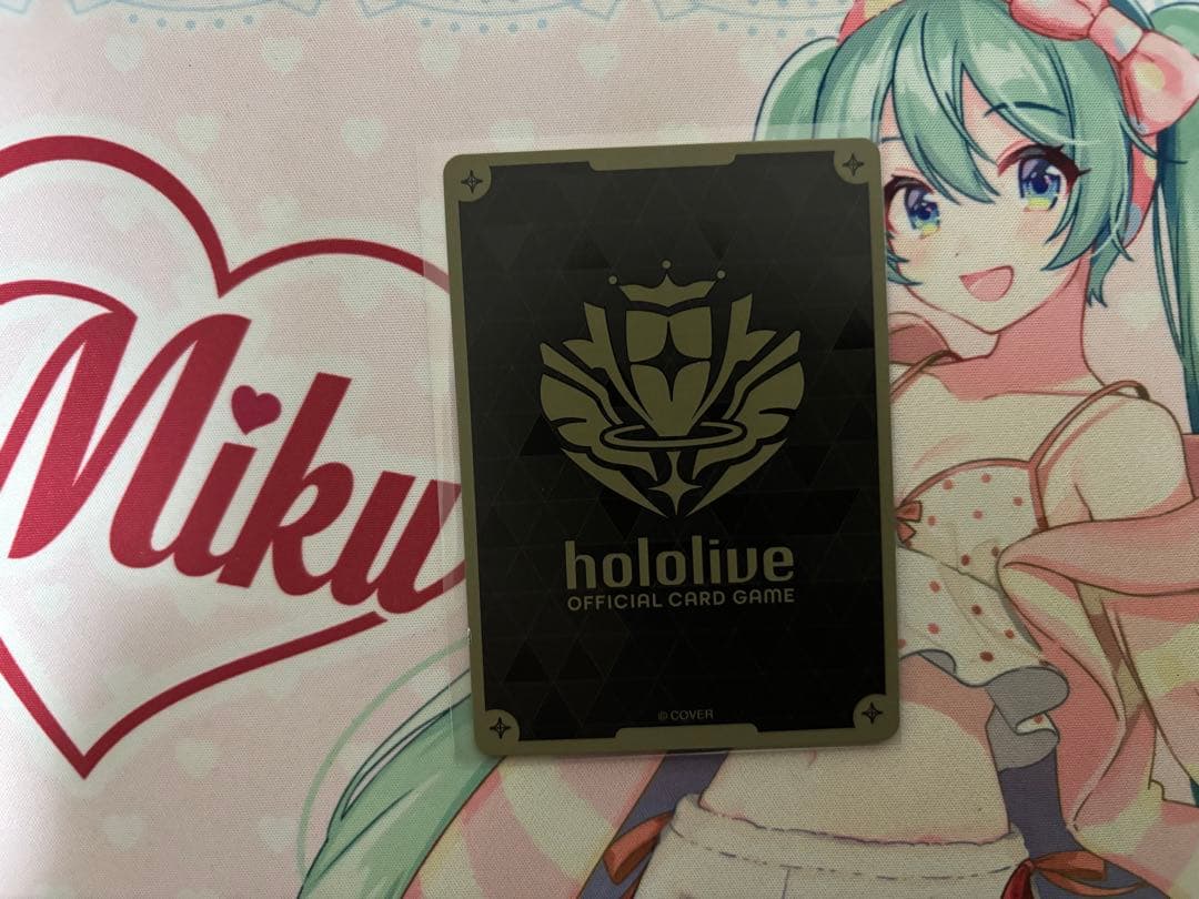 ホロライブカードゲーム 白上フブキ プロモ ホロカ デビュー ごく稀　傷あり