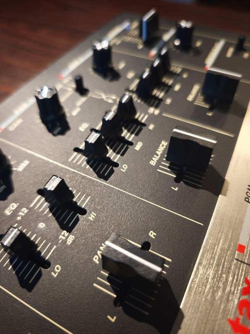 Vestax PMC-07Pro LEDブルーカスタム つまみ•ノブ交換 中古