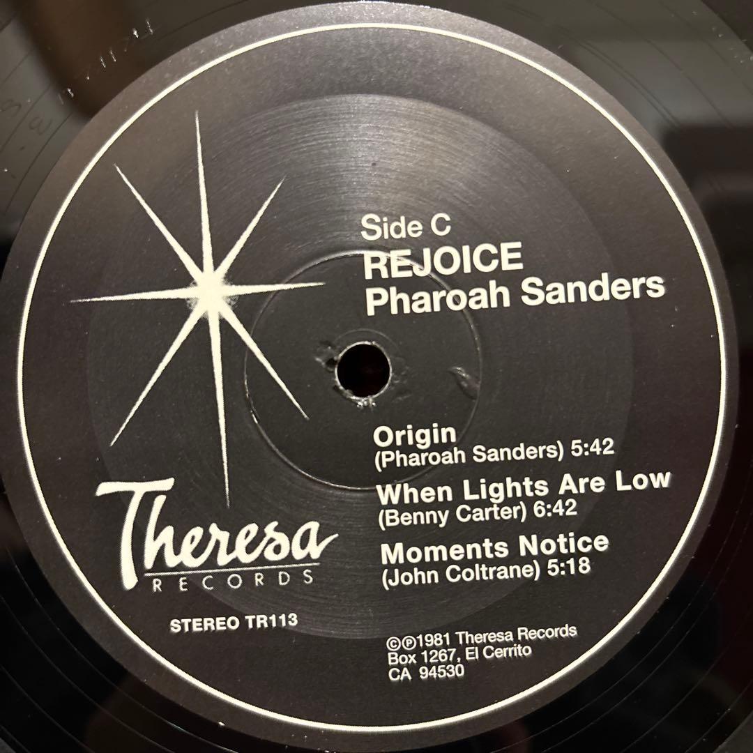 Pharoah Sanders Rejoice レコード ファラオ・サンダース