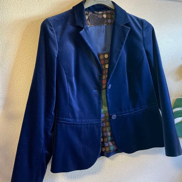 エトロ　ベルベット　サイズ44