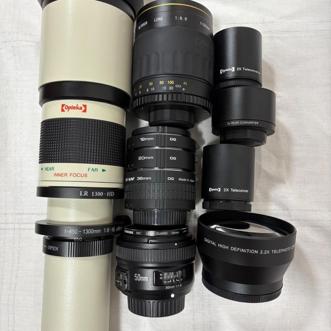 カメラ レンズ まとめ売り 8点セット Opteka YONGNUO オプテカ等