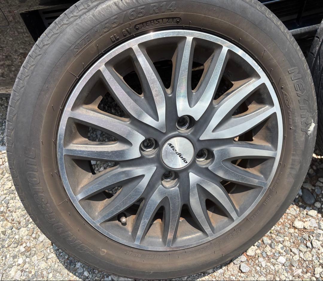 ホンダ　軽自動車用、 モデューロアルミ、155/65-R14 2本