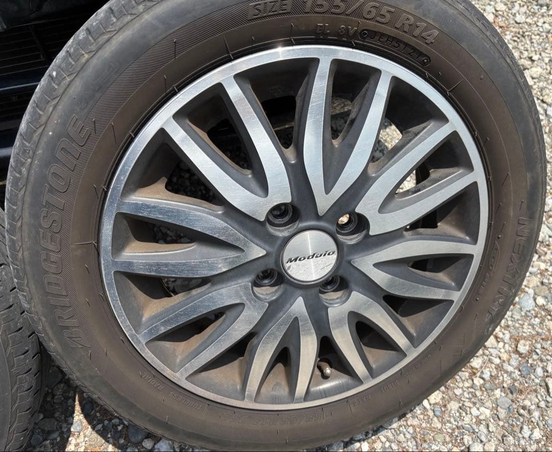 ホンダ　軽自動車用、 モデューロアルミ、155/65-R14 2本