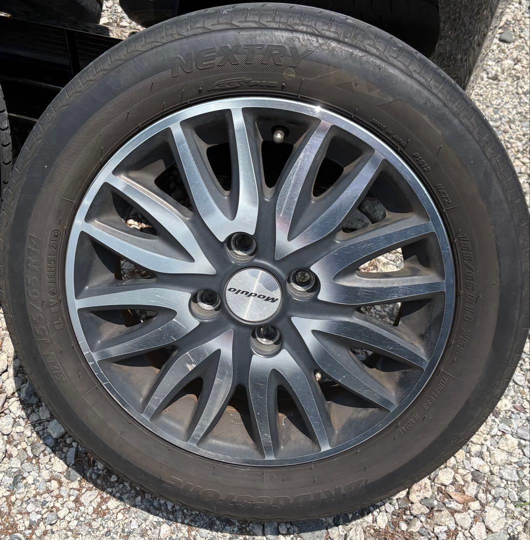 ホンダ　軽自動車用、 モデューロアルミ、155/65-R14 2本