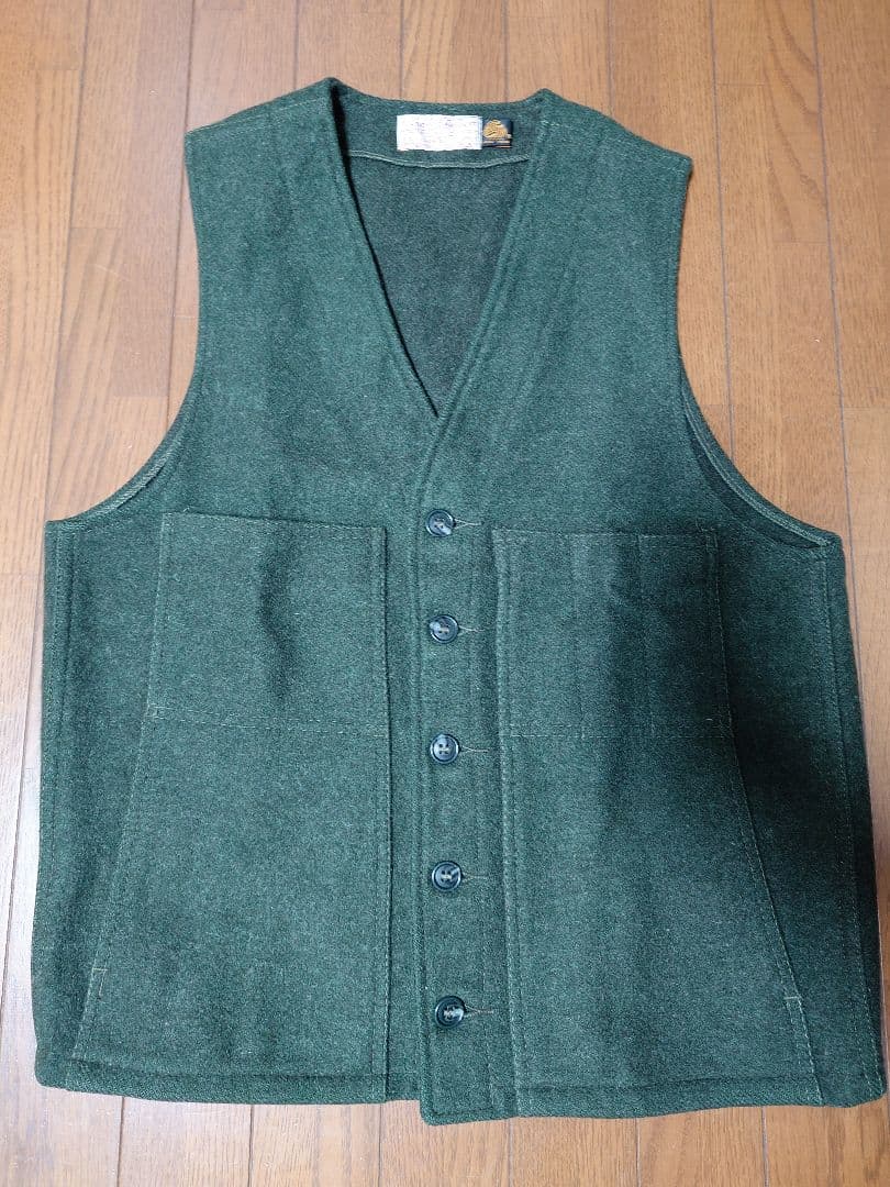 USA製 FILSON フィルソン マッキーノウールベスト オリーブ
