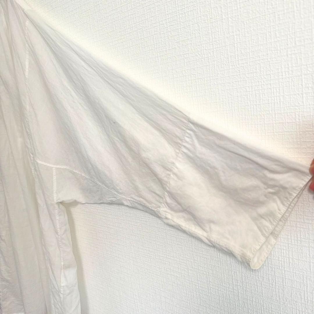 Curensology C.S.G ヴィンテージタックブラウス ホワイト