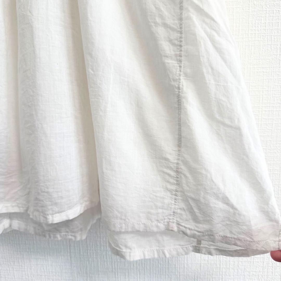 Curensology C.S.G ヴィンテージタックブラウス ホワイト