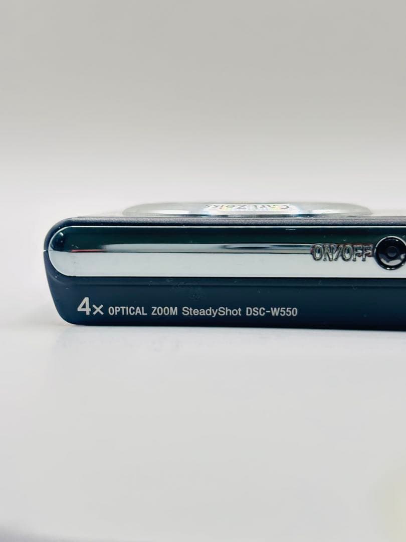 SONY Cyber-shot DSC-W550 黒 オールドコンデジ 動作品