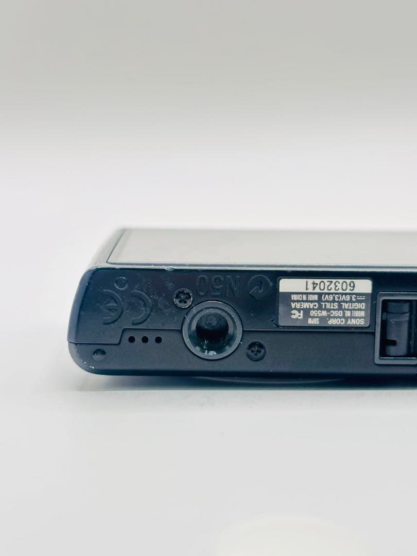 SONY Cyber-shot DSC-W550 黒 オールドコンデジ 動作品