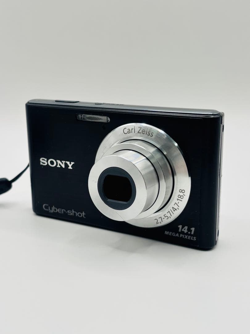 SONY Cyber-shot DSC-W550 黒 オールドコンデジ 動作品