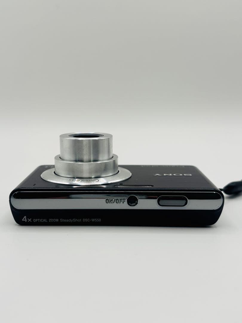 SONY Cyber-shot DSC-W550 黒 オールドコンデジ 動作品
