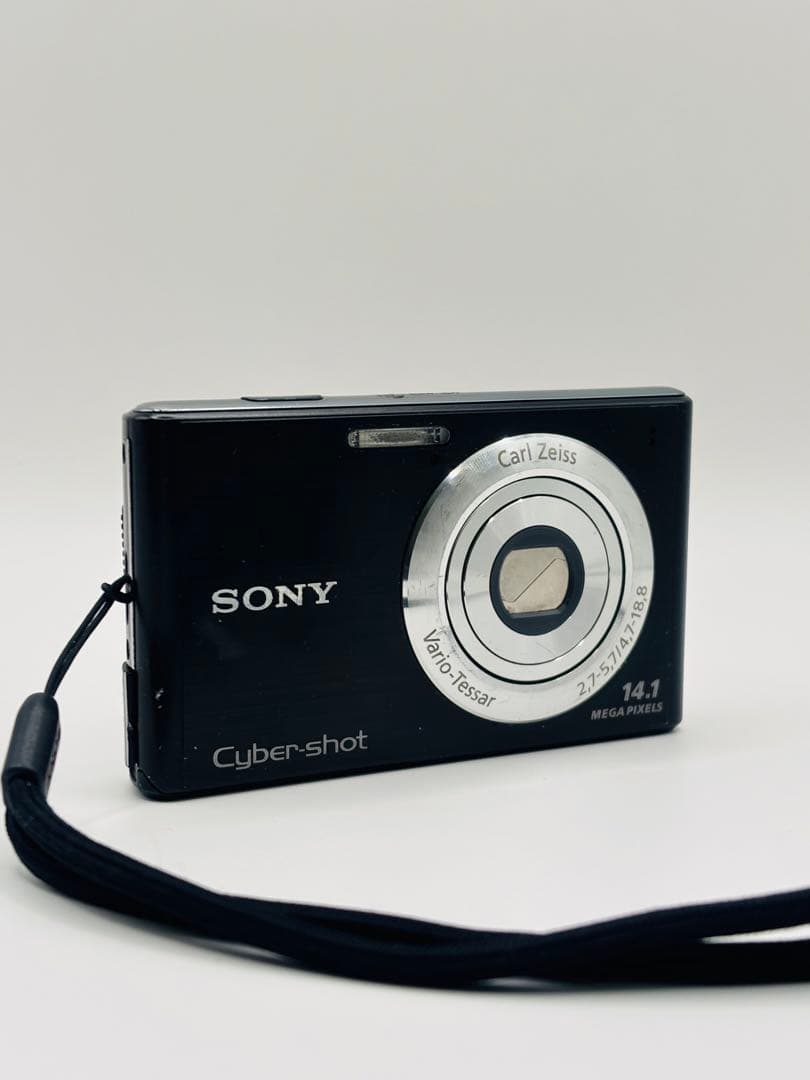 SONY Cyber-shot DSC-W550 黒 オールドコンデジ 動作品