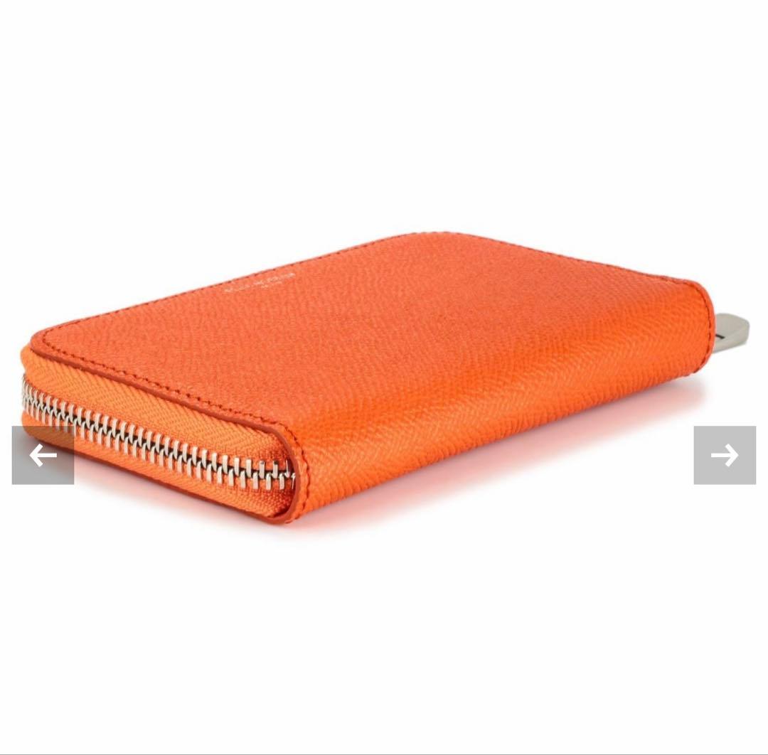 Pelle Morbida オレンジ レザーキーケース