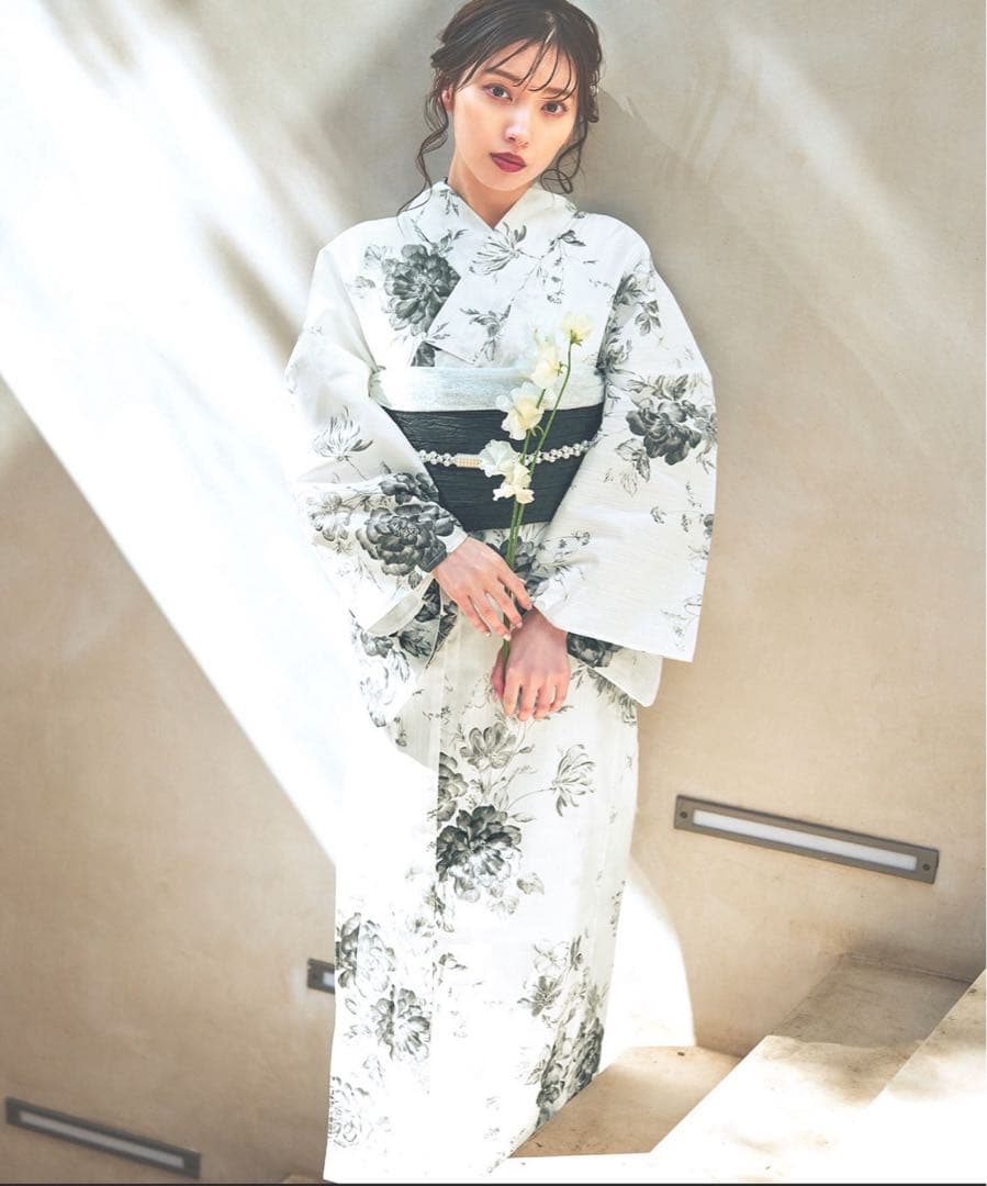 DITA 浴衣セット 水彩の十六夜色