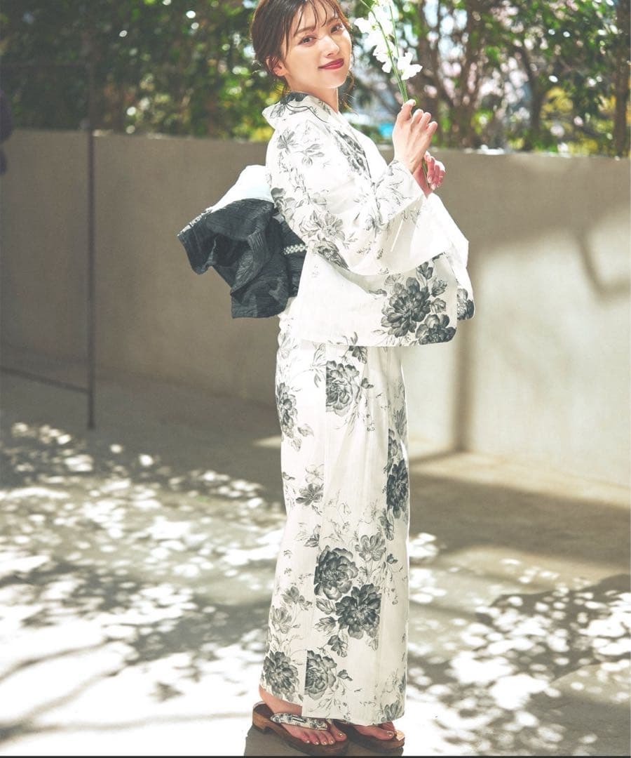 DITA 浴衣セット 水彩の十六夜色