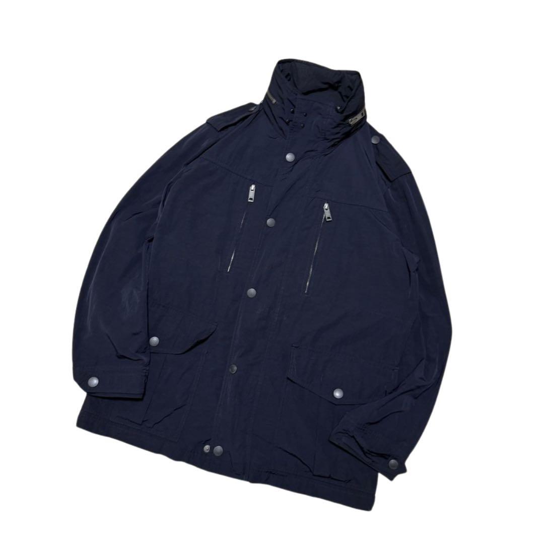 BURBERRY LONDON ナイロンジャケット L ネイビー フィールド