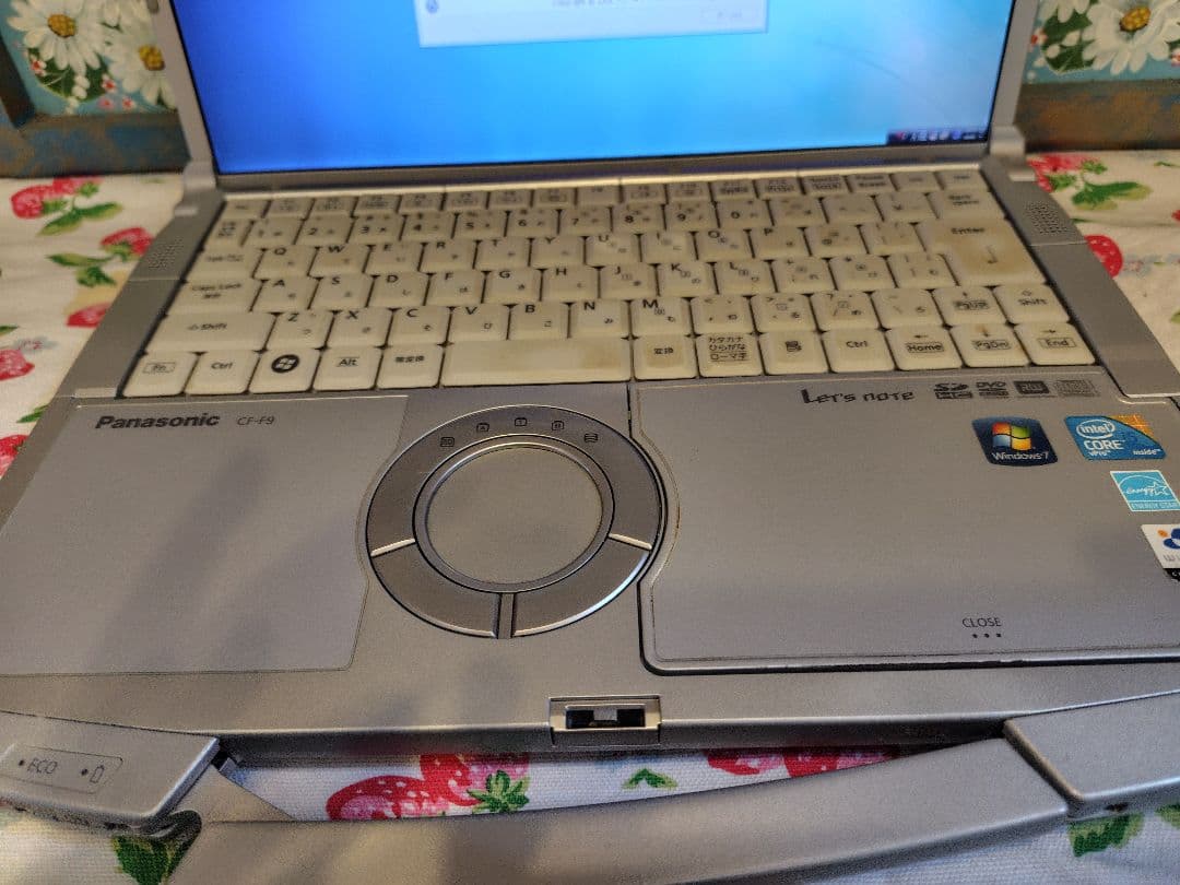 【美品】パナソニック　CF F9 windows 7　 取説付　 14.1インチ