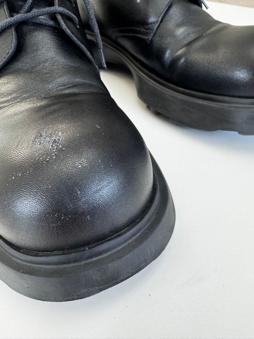 レザーレースアップシューズ