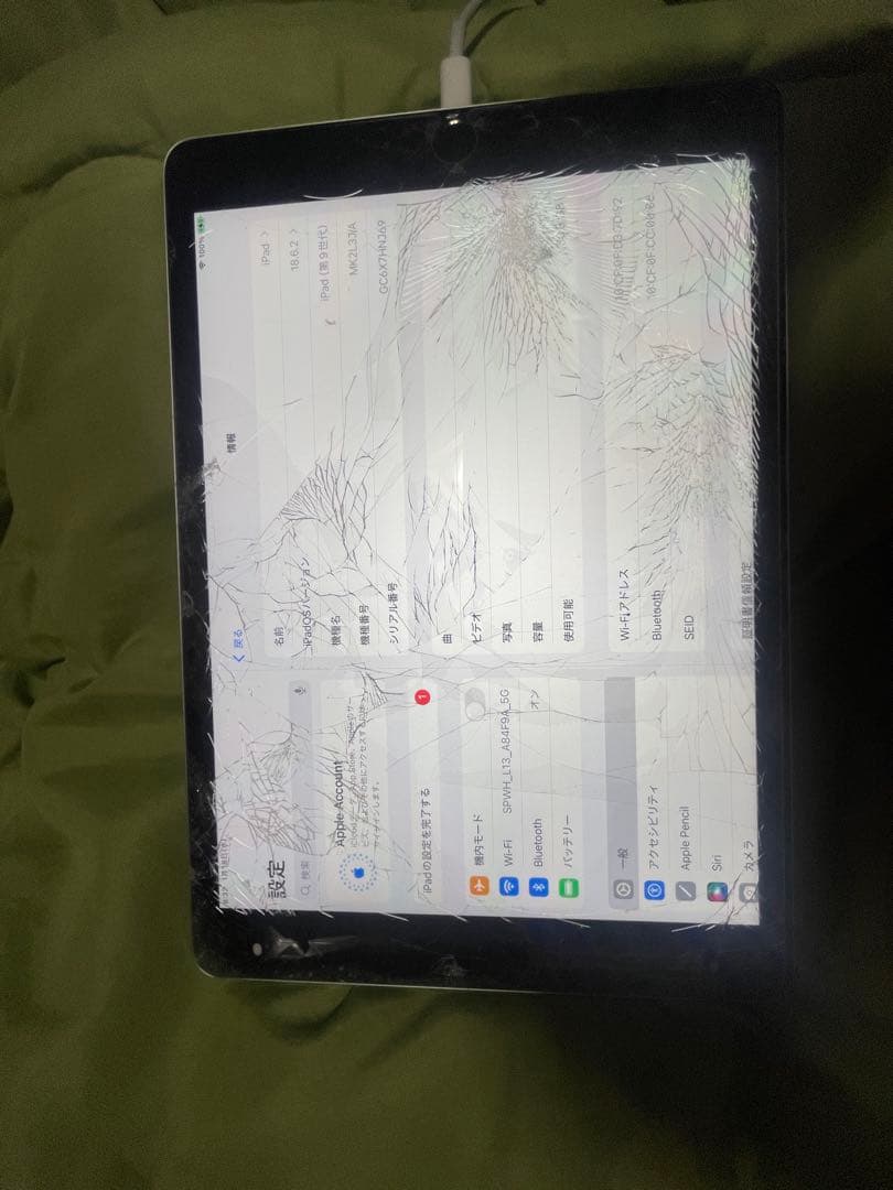 iPad 第9世代 シルバー 本体 ジャンク