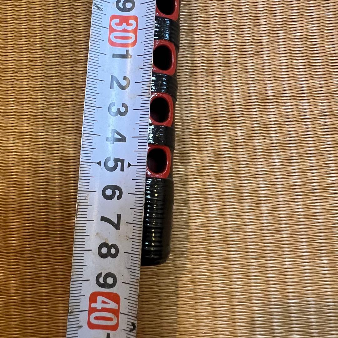 ※ノギオ 能管 煤竹 本管 桜樺巻き 専用筒付