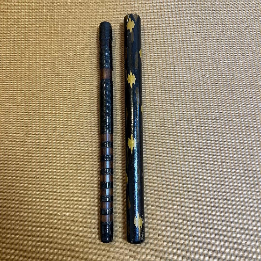 ※ノギオ 能管 煤竹 本管 桜樺巻き 専用筒付