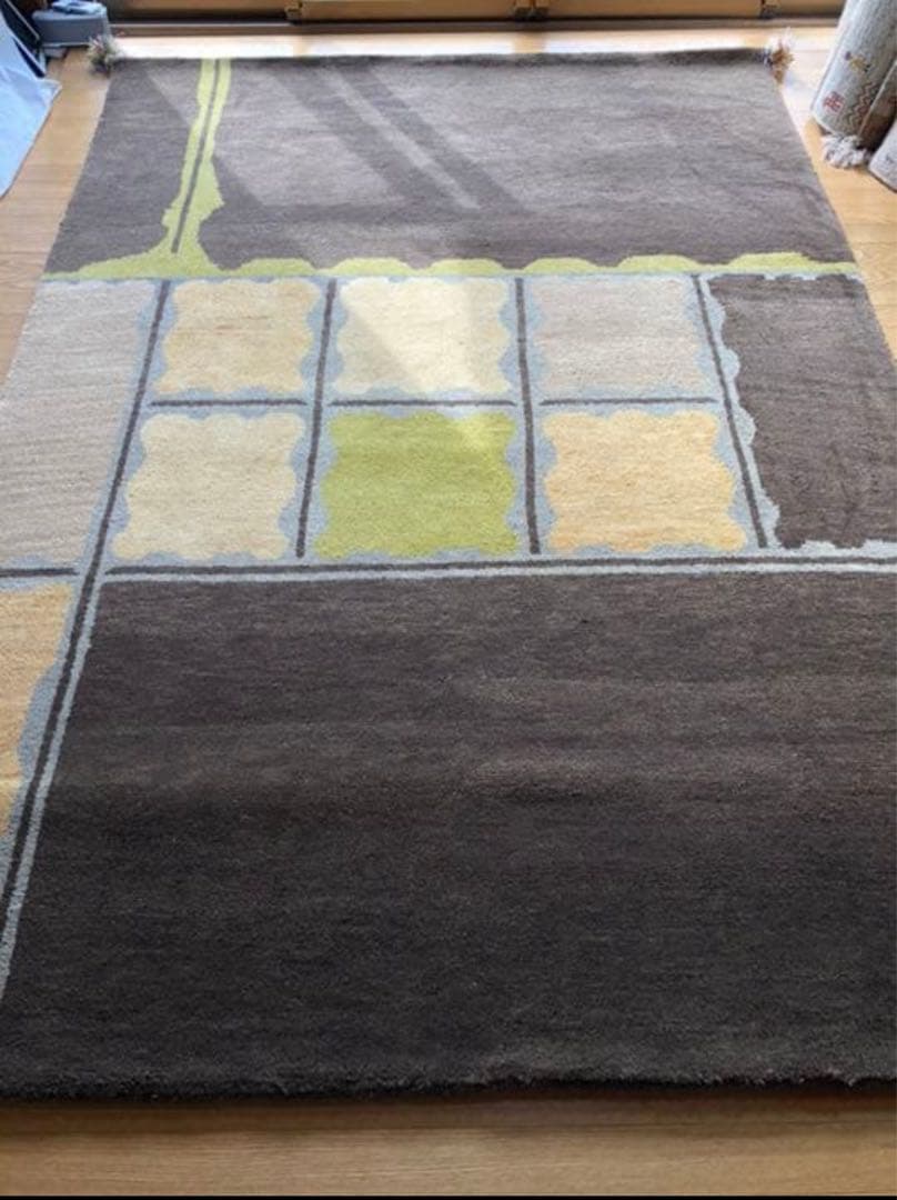 手織りウールギャベ 170X245cm