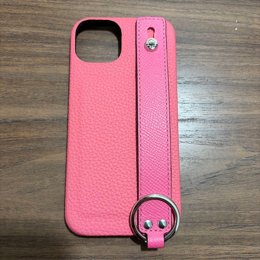 BONAVENTURA ピンク スマホケース iPhone14 ボナベンチュラ