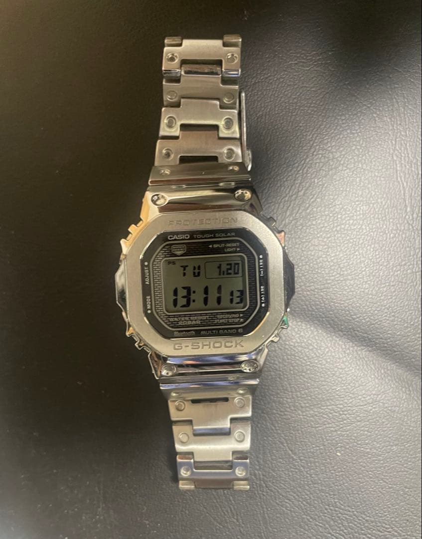 カシオ 腕時計 ジーショック フルメタル GMW-B5000D-1JF シルバー