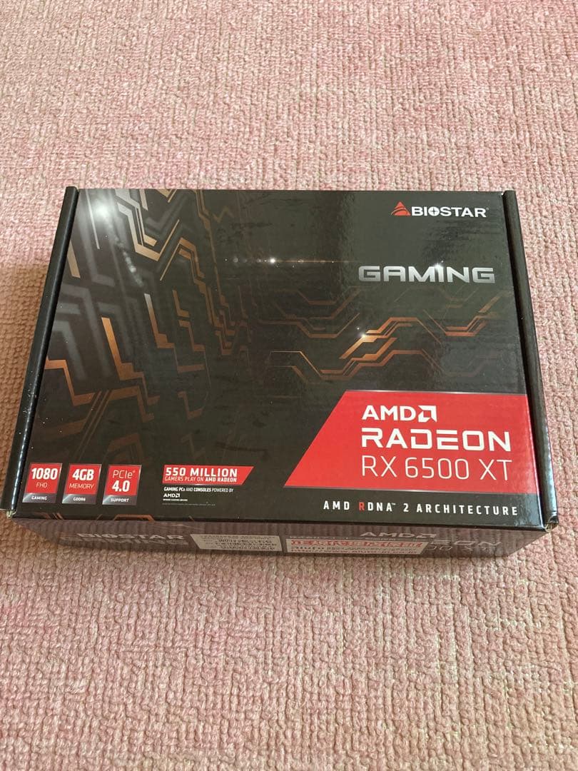 グラフィックボード・グラボ・ビデオカード BIOSTAR Radeon RX 6500 XT 4GB