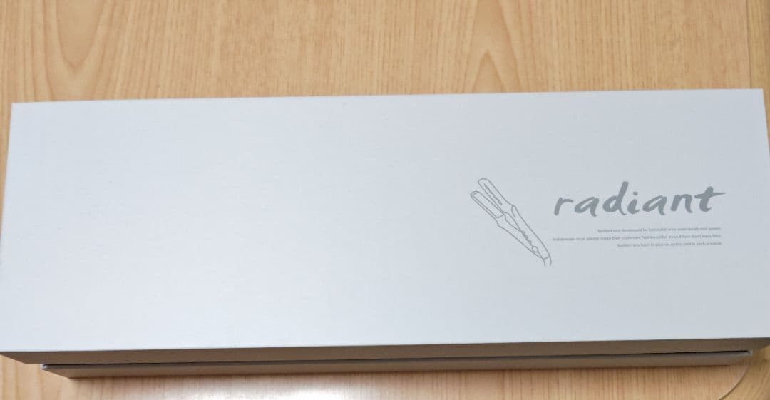 【新品】radiant LM125-R ストレートヘアアイロン 28mm レッド